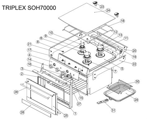 spinflo gas cooker spares
